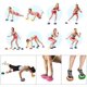 thumbnail image 4 of Bolas inflables de media yoga, punto de masaje Fitball Ejercicios Entrenador Fitness Balance Bal Jormftte CPB-DE-SSW241-3, 4 of 5