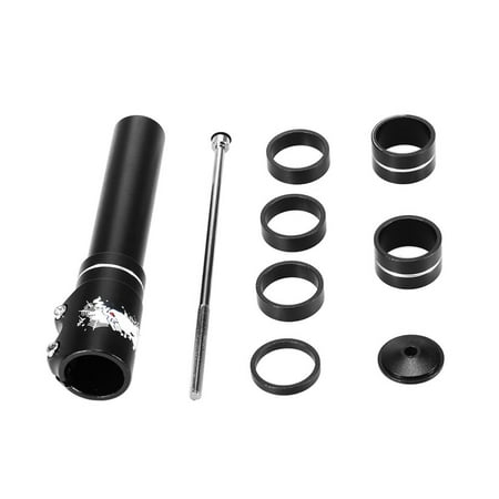 Billet Aluminum Handlebar Riser - Aluminum Alloy Bike Fork Stem Riser Extender Extension Bicycle Cycling Bike Stem Head Up Raiser Handlebar Riser Adapter