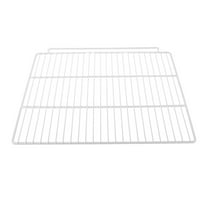 LOLIPPYY White Metal Freezer Rack Shelf Organizer for Refrigerator Storage and Food Sorting