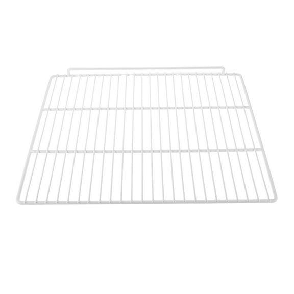 LOLIPPYY White Metal Freezer Rack Shelf Organizer for Refrigerator Storage and Food Sorting