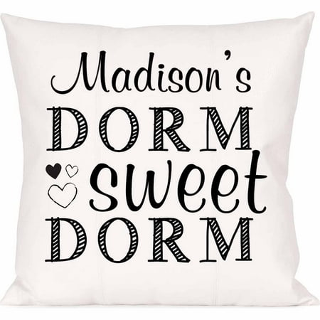 Personalized Dorm Sweet Dorm Pillow
