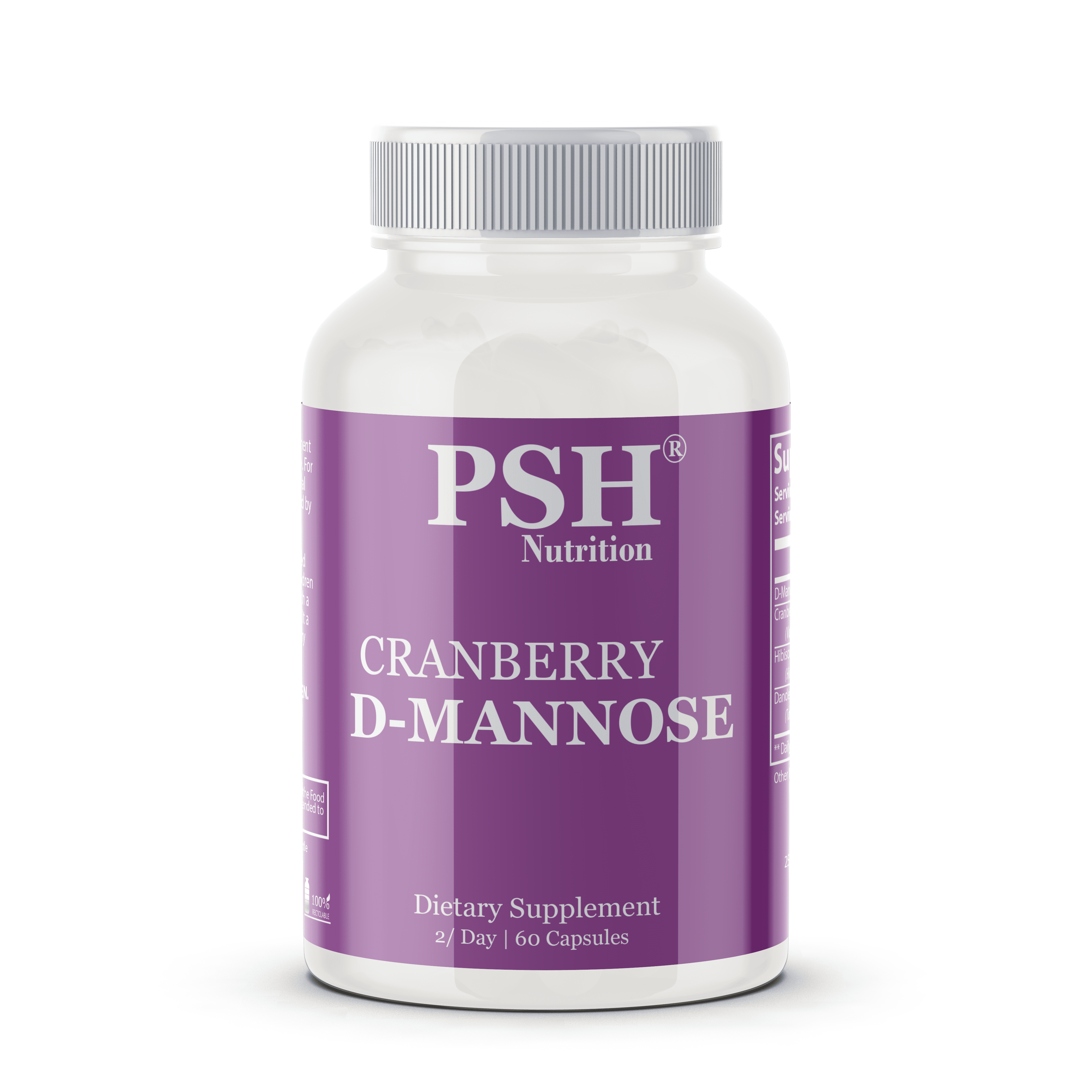 PSH Nutrition Cranberry DMANNOSE Urinary Health