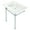 White / Polished Chrome, variant on Kingston Brass KVPB31227W86 Dreyfuss 31" Ceramic Console Sink with Stainless Steel Legs (8-Inch, 3-Hole), White/Polished Nickel