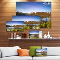 thumbnail image 3 of Still Waters of Fall Lake - Impression sur Toile Paysage, 3 of 4