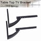 thumbnail image 3 of Soporte De Mesa Para TV, Tablero De Acero, Soporte Negro Para TV, Estructura Fuerte Con 4 Soportes Para TV De Mesa Para TV, 3 of 7