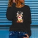 thumbnail image 1 of Ichuanyi liquidación de la moda femenina diamantes de imitación de dianosa impresa blusa de manga larga blusas de cuello redondo ICHUANYI WER202308243295, 1 of 5