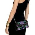 thumbnail image 4 of FOR U DESIGNS Flower Geometric Clutch Purses for Women Waterproof Crossbody Shoulder Bags Faux Leather Shoulder Bag Formal Party Clutches, 4 of 9