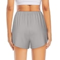thumbnail image 4 of Uemuo Gary Pattern Women's Athletic Shorts High Waisted Running Shorts with Liner Pockets Gym Elastic Workout Shorts-XX-Large, 4 of 9
