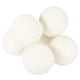 thumbnail image 1 of Uxcell 6 Paquetes de Pelotas de Secadora, Pelotas de Secadora de Lana de 2 Pulgadas para Ropa, Blancas, 1 of 5