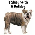 thumbnail image 3 of CafePress - I Sleep With A Bulldog Women's Light Pajamas - Women's Short Sleeve Print T-Shirt and Pants Light Cotton Pajama Set, 3 of 7