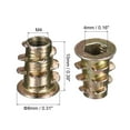 thumbnail image 2 of M4x10mm Furniture Screw-in Nut Zinc Alloy Color Zinc 40 Pack, 2 of 5