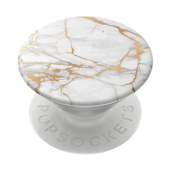 PopSockets con soporte para teléfono con soporte, oro, Lutz Marble