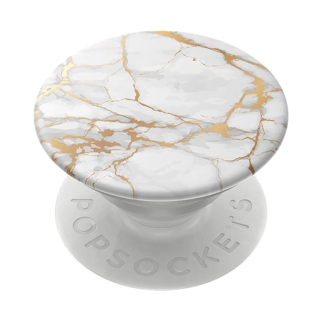 PopSockets con soporte para teléfono con soporte, oro, Lutz Marble