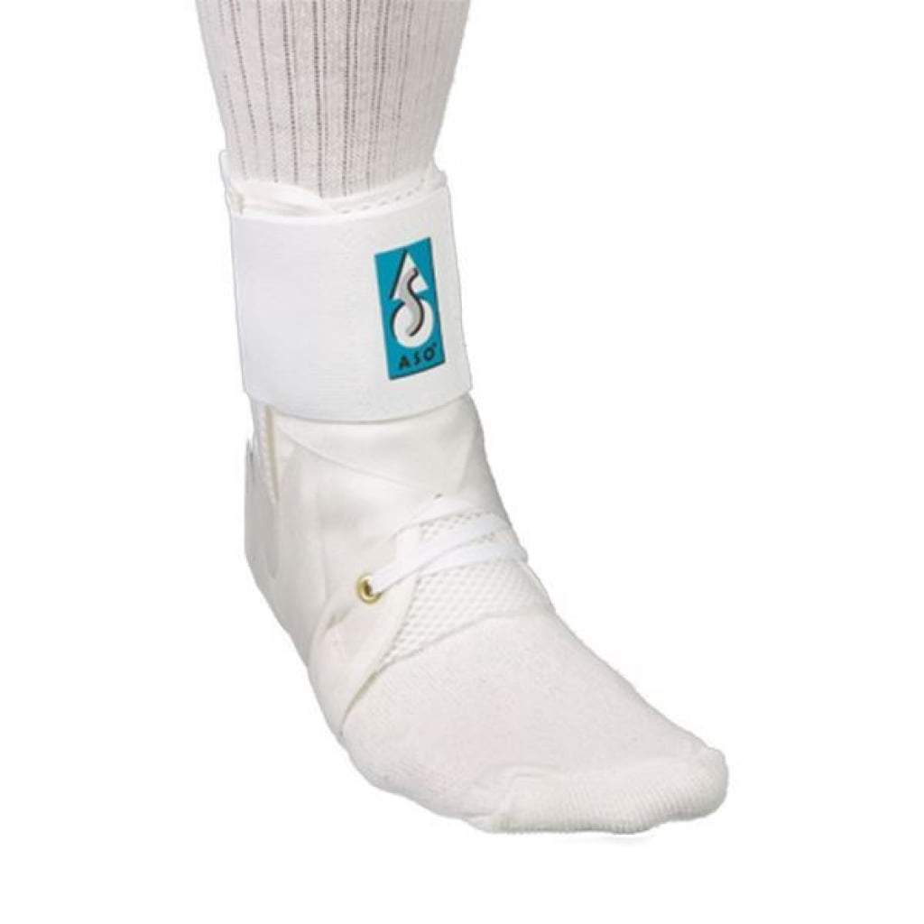 Med Spec ASO Ankle Stabilizing Orthosis Brace for Athletes Ankle Support, X Large, White