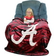 thumbnail image 2 of College Covers Everything Comfy Alabama Crimson Tide Soft Raschel Throw Blanket, 60" x 50", 2 of 6