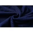 thumbnail image 3 of Terry Cotton Hooded Unisex Teenagers and Petites Bathrobe - Navy, XLarge, 3 of 6