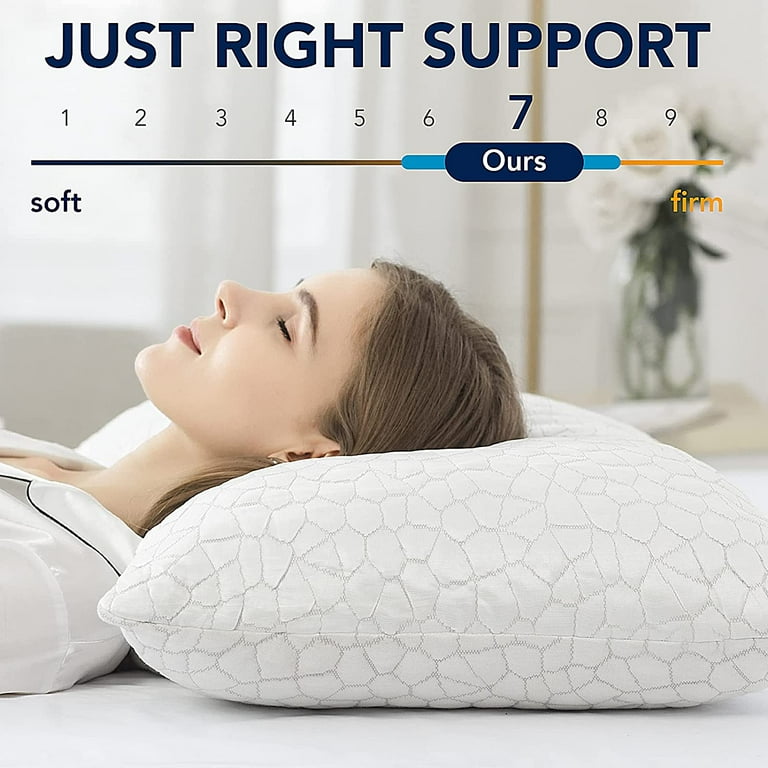 QUTOOL Shredded Memory Foam Pillows for Sleeping