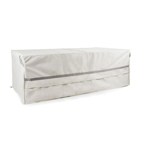 Covermates Outdoor Ottoman Cover - 40"W x 28"L x 22"H, 900D Polyester, Weatherproof