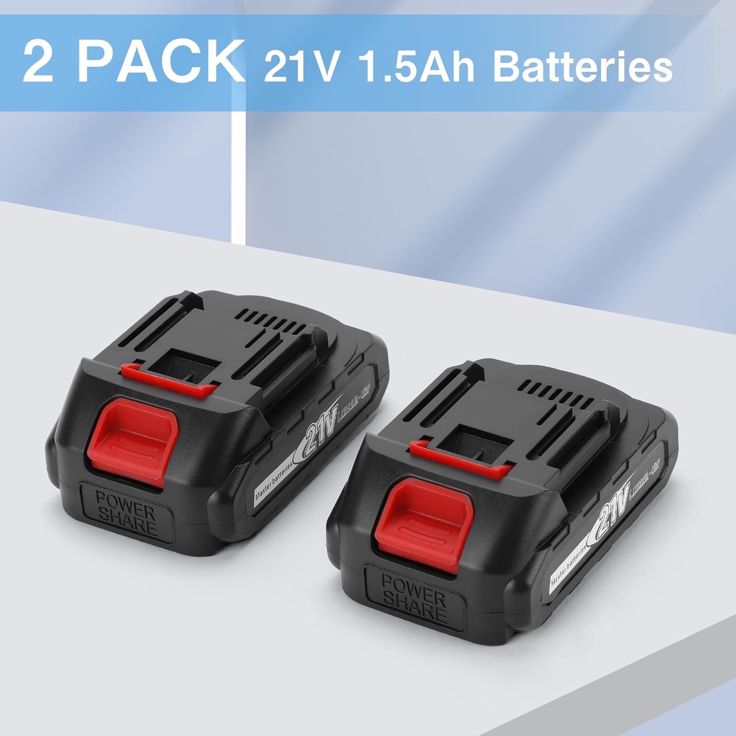 2-in-1 Leaf Blower Cordless & Handheld Vacuum Cleaner Battery Powered - Come with 21V 2 Batteries and Charger - Stepless Speed Control for Lawn Care, Dust Snow Blowing