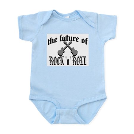 

CafePress - The Future Of Rock N Roll Infant Bodysuit - Baby Light Bodysuit Size Newborn - 24 Months