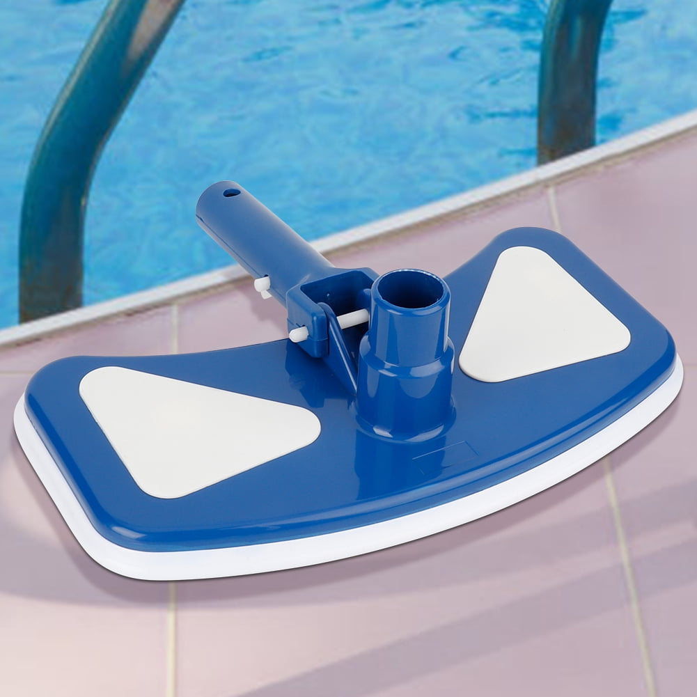 YLSHRF Pool Vacuum Head,12'' Swimming Pool Curved Blue and White