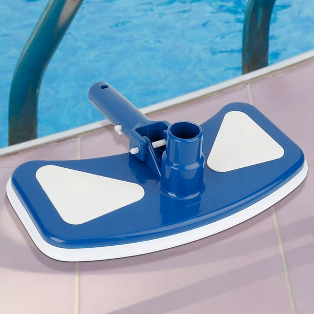 YLSHRF Pool Vacuum Head,12'' Swimming Pool Curved Blue and White