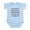 Sky Blue, variant on CafePress - 9 Months On The Inside Body Suit - Baby Light Bodysuit, Size Newborn - 24 Months