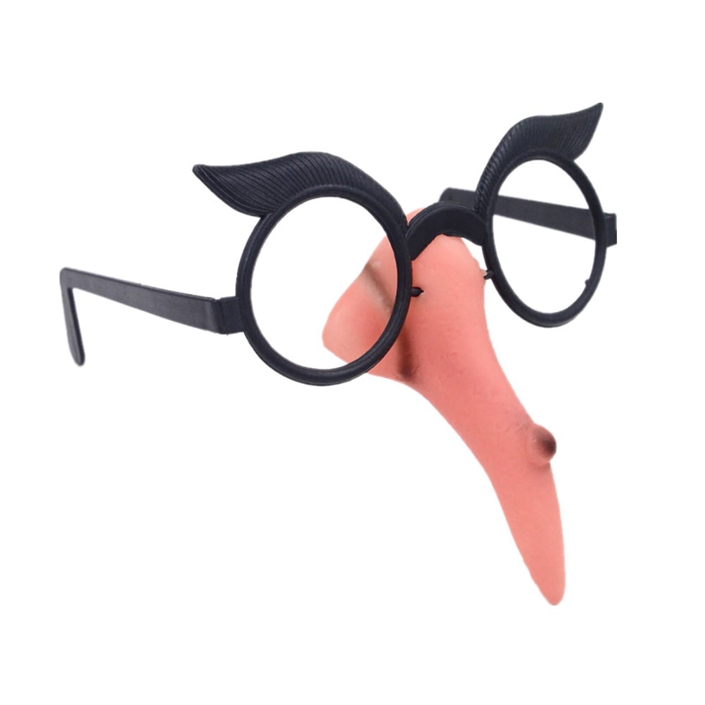 Funny Adult Witch Nose Glasses Novelty Fancy Dress Specs Halloween Hen Party 