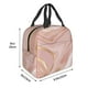 thumbnail image 3 of Easygdp Rose Gold Glitter Splatter Bolsa Térmica Premium - Tela Oxford Impermeable, Gran Capacidad, Bolsillo Frontal, Unisex para Trabajo, Escuela, Actividades al Aire Libre y Picnics, 3 of 8
