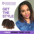 thumbnail image 4 of Darling Spring Twist Crochet Hair 2X Pack, 24 inch, #1/30, Adult, Women, 4 of 8