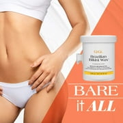 GiGi Brazilian Bikini Wax, Microwave Hair Removal Hard Wax for Bikini Line and Underarms, 8 oz