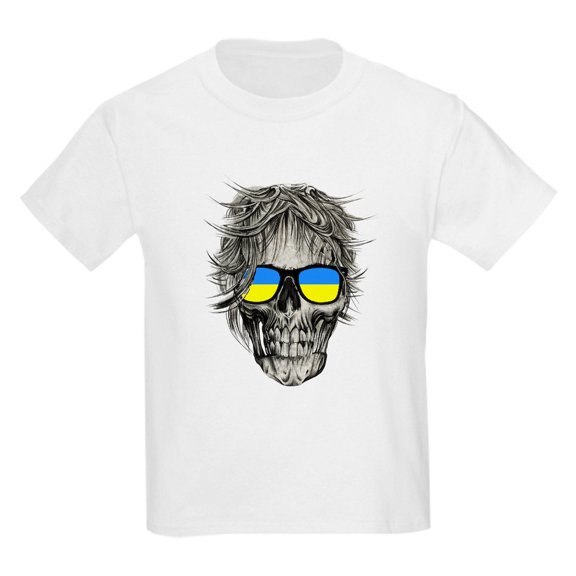 CafePress - Cool Ukraine Flag Ukrainian Pride Native H T Shirt - Light T-Shirt Kids XS-XL