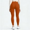 thumbnail image 4 of Workout Leggings Womens Yoga Tights 22''/23'' Compression Butt Lift 7/8 Gym Pants Brown 2XL, 4 of 6