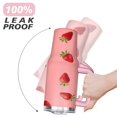 thumbnail image 6 of Mug with Handle and Straws 40 oz Insulated Strawberry Travel Cup Birthday Present for Men Dad Son Husband Gifts for Him/Her Coffee Mugs, 6 of 7