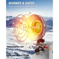 thumbnail image 6 of QIOMALA Propane Heater Outdoor - 15000 BTU Single Tank Top Propane Radiant Heater, Cordless Outdoor Gas Heater with Safety Shut-off Valve and 3 Settings for Patio, Camping, Fishing, Garage, 6 of 9