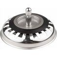 thumbnail image 2 of Tapón para fregadero de cocina, acero inoxidable, 79,3mm, colador universal para fregadero de cocina y baño, paquete de 2, 2 of 5