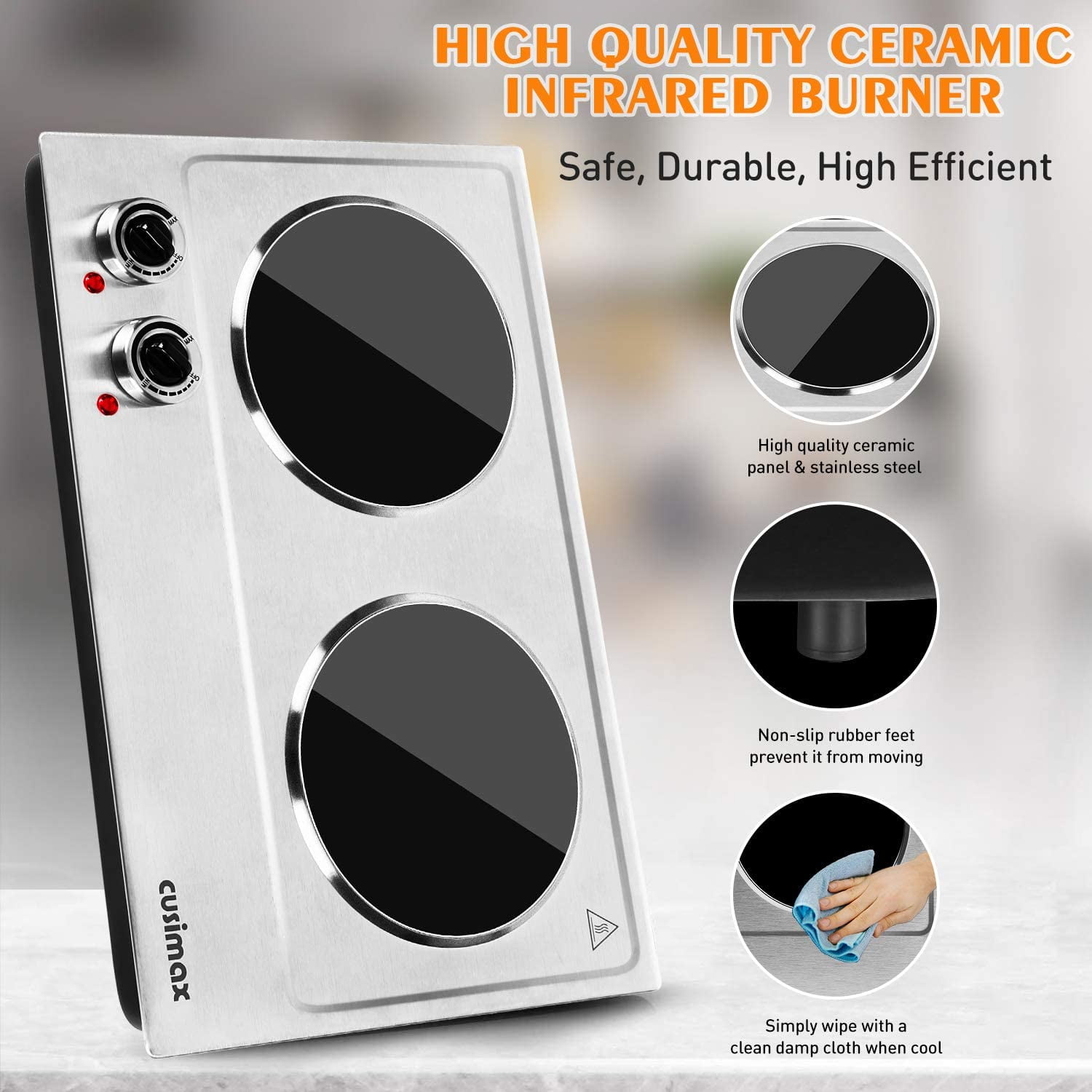 cusimax 1800w ceramic hot plate