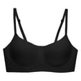 thumbnail image 4 of Women's Comfortable Large Thin Sagging Side Beauty Back Shining No Steel Ring Wrapping Bra Womens Bras No Underwire Padded Women Bra Push up Bra to Make Look Smaller Women Strapless Bra Big Bras Easy, 4 of 4