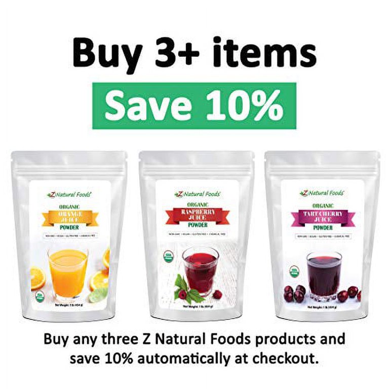 Z Natural Foods Organic Tart Cherry Juice Powder, Superfood Powder