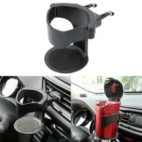 RuiJiao Universal Car Air Vent Mount Cup & Ashtray Holder with 6 Hooks - Hands-Free Beverage and Cigarette Accessory