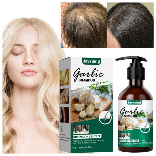 Garlic Shampoo Itchy Hair Relief Anti Dandruff Shampoo Hair Growth Anti