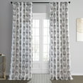 thumbnail image 2 of Sago Nut Brown Printed Cotton Curtain (1 Panel), Sago Nut Brown, 50W X 96L, 2 of 6