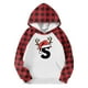 thumbnail image 4 of Cowsor Cute Hoodie for Teen Trendy Letter Print Preppy Hooded Sweatshirts Kids Pullover Long Sleeve School Outfits, 4 of 5