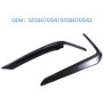 thumbnail image 2 of Black Car Fog Lamp Cover Trim Strips for 5 Series G38 2018-2020 51118070541 51118070542, 2 of 5