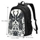 thumbnail image 5 of Fotbe Artistic Black White Peacocks Mochila con Estampado y Puerto USB para Hombre y Mujer, Mochila Antirrobo, Mochila de Viaje, Mochila Escolar, Mochila Universitaria, 5 of 7