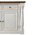 thumbnail image 2 of Homestyles Monarch Wood Kitchen Island Set in Off White, 2 of 4