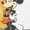 WHITE, variant on - Cali Mickey Ears - Juniors Cropped Graphic T-Shirt