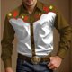 thumbnail image 1 of Camisa vaquera occidental para hombre, con estampado floral, abotonada, para festivales al aire libre, suave y cómoda, con solapa retro, tallas S-6XL, 1 of 6
