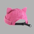 thumbnail image 2 of Retro Washed Cotton Cat‑Ears Brimless Hat Funny Unique Casual Party Daily Wear Street Fashion Beret Cap, 2 of 4