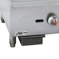 thumbnail image 2 of 16 in. Commercial Natural Gas Manual Countertop Griddle in Stainless Steel, 2 of 5